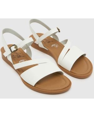 Blowfish Arrow Sandals - White
