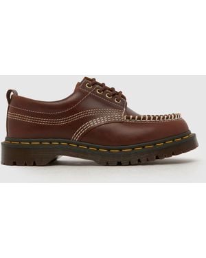 Dr. Martens Lowell Moc Toe Flats - Brown