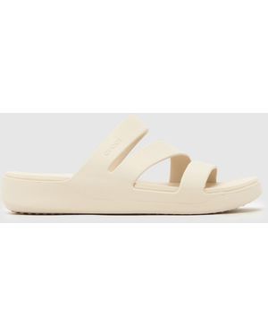 Crocs™ Getaway Strappy Sandals - Natural