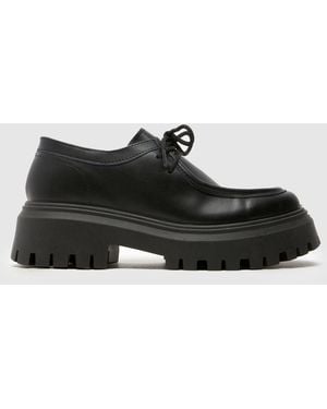 schuh Lyrica Leather Shoe Flats - Black