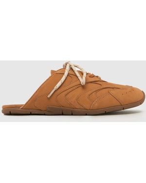 schuh Malibu Leather Trainers - Brown