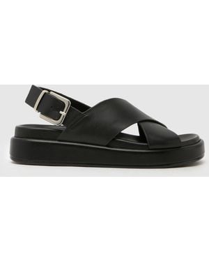 schuh Tennessee Leather Sandals - Black