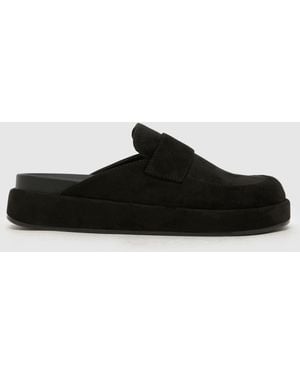 schuh Tiramisu Closed Toe Mule Sandals - Black