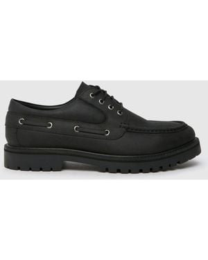 schuh Patrick Boat Shoes - Black