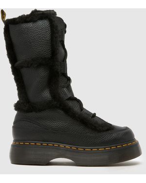 Dr. Martens Buzz Lace High Leg Boots - Black