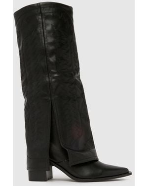 SIMMI Liston Western Boots - Black