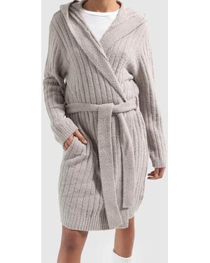 UGG Amari Rib Dressing Gown - Grey