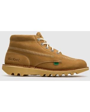 Kickers Classics Kick Hi 75 Boots - Brown