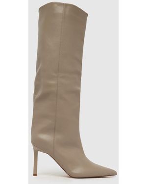 SIMMI Miguel Wide Knee High Boots - Brown