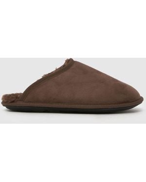 schuh Seth Closed Toe Slippers - Brown