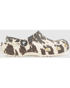 Crocs™ Classic Pop Animal Clog Sandals - Metallic