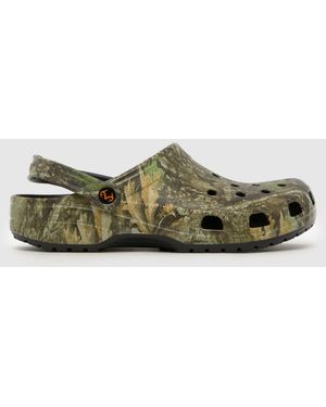 Crocs™ Realtre Apx Classic Clog Sandals - Green