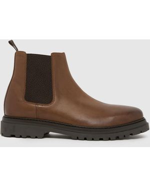 schuh Dax Leather Chelsea Boots - Brown