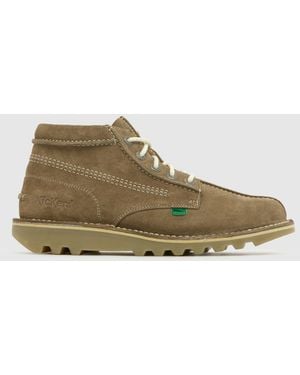 Kickers Classics Kick Hi Central Boots - Natural