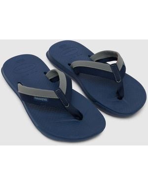 Havaianas Track Plus Flip Sandals - Blue
