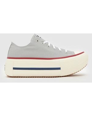 Converse All Star Double Lift Ox Trainers - White