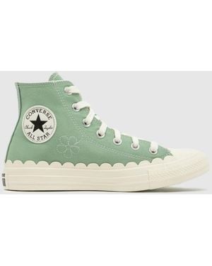 Converse All Star Hi Trainers - Green