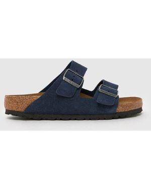 Birkenstock Arizona Suede Sandals - Blue