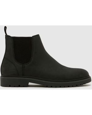 schuh Dane Leather Chelsea Boots - Black