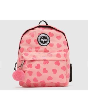 Hype Glitter Heart Backpack - Pink