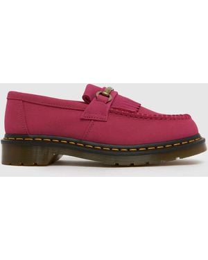 Dr. Martens Adrian Snaffle Loafer Flats - Red