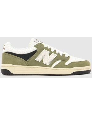 New Balance 480 Trainers - Green