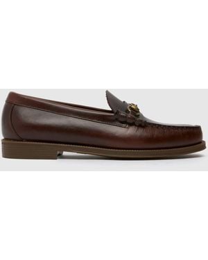 G.H. Bass & Co. Easy Weejun Lincoln Loafer Shoes - Brown