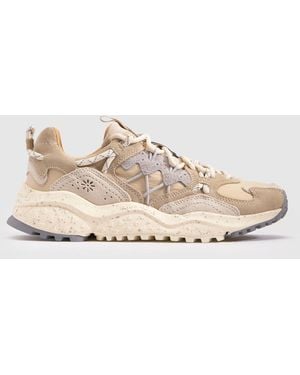 Flower Mountain Yamabushi Trainers - Natural