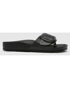 Birkenstock Madrid Big Buckle Sandals - Black