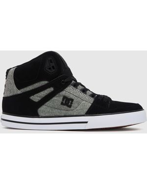 Dc Pure High Top Wc Trainers - Black