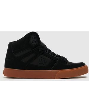 Dc Pure High Top Wc Trainers - Black