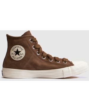 Converse All Star Hi Trainers - Brown