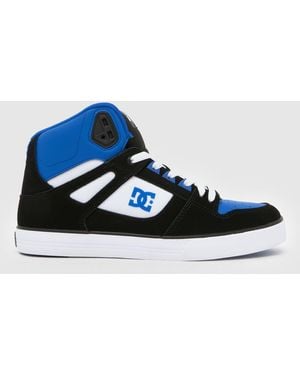 Dc Pure High Top Wc Trainers - Blue