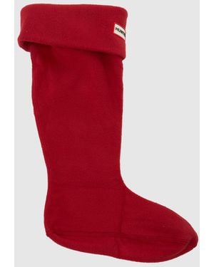 HUNTER Tall Welly Socks - Red