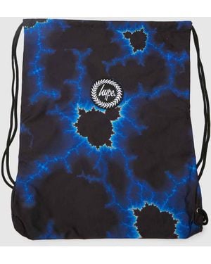 Hype Lightning Drawstring Bag - Blue
