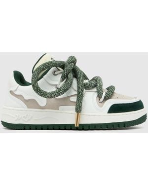 Acupuncture Fat Laces Trainers In - Green