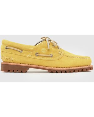 Timberland Authentic Boat Flat Shoes - Yellow