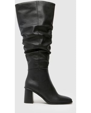 Schuh Daria Knee High Boots In - Black