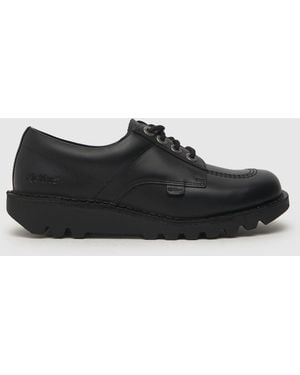 Kickers Kick Low Mono Shoes - Black