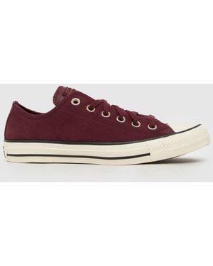 Converse All Star Ox Trainers - Red