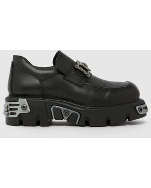 New Rock Loafer Shoes - Black