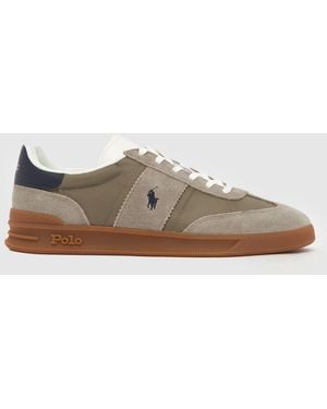 Polo Ralph Lauren Heritage Aera Trainers - Brown