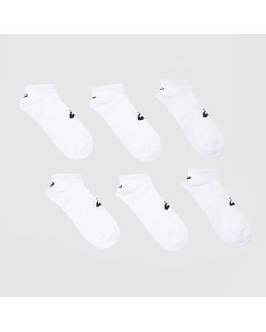 Asics No Show Socks 3 Pack - White
