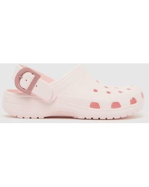 Crocs™ Classic Buckle Clog Sandals - Pink