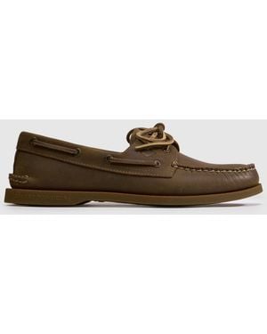Sperry Top-Sider 2 Eye Boat Shoes - Brown