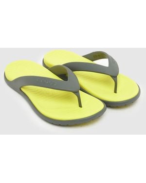 Crocs™ Coast Flip Sandals - Metallic