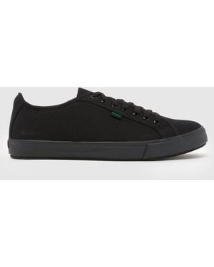 Kickers Tovni Lacer Canvas Shoes - Black