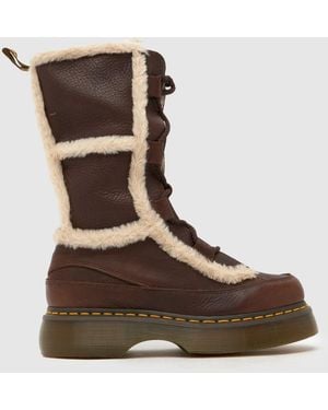 Dr. Martens Buzz Lace High Leg Boots - Brown