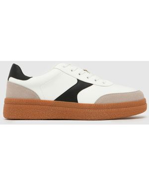 schuh Malani Gum Sole Trainers - Brown