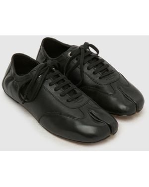 schuh Lavish Split Toe Flats - Black